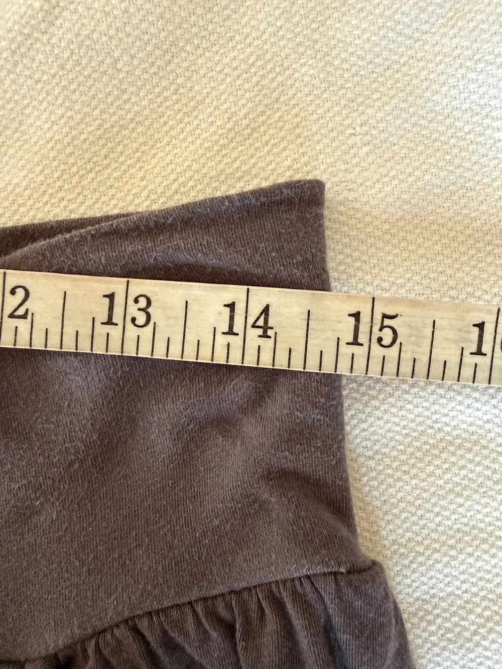 Garnet Hill Favorite Knit Maxi Skirt Dark Ashwood Size PL - Picture 9 of 12